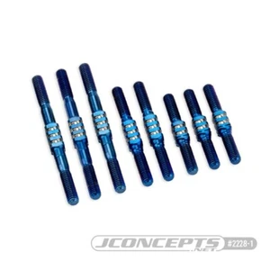JConcepts 2228-1 Associated Rc10 Titanium Turnbuckles BURNT BLUE Original RC10CC - Picture 1 of 2