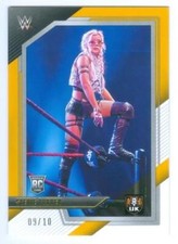 STEVIE TURNER "GOLD RC BASE CARD /10" PANINI WWE NXT 2.0 2022
