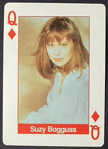 Suzy Bogguss Country Music Vintage Single Swap Wide Playing Card Unused