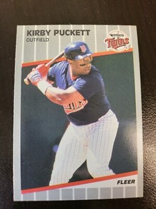 1989 Fleer Kirby Puckett Card #124
