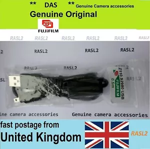 Genuine Fujifilm USB cable Finepix S1600 S1700 S1800 S1900 S2500 S2700 Series - Picture 1 of 10