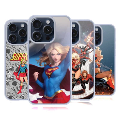 FUNDA DE GEL OFICIAL SUPERMAN DC COMICS SUPERGIRL ARTE CÓMIC PARA TELÉFONOS APPLE iPHONE Foto 1 de 4
