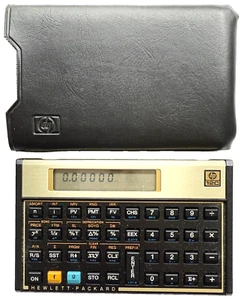 EXCELLENT VINTAGE 1984 HP 12C FINANCIAL CALCULATOR WITH CASE TESTED & WORKING - Picture 1 of 5