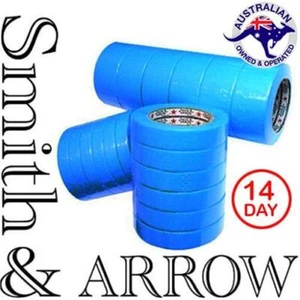 HOUSE PAINTING TAPE 14 DAY 18mm 24 36mm 48mm PAINTER MASKING DIY CAR BLUE x 6/36 - Picture 1 of 7