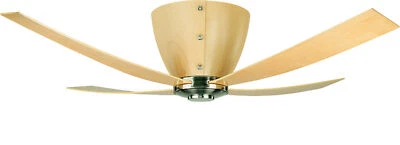 Ceiling Fan with Remote Control Valhalla Beech Design Ceiling Ventilator Wood - Image 1 of 3
