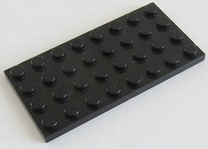 LEGO - Placa / Placa 4x8 (2 piezas), Negro #3035 - Imagen 1 de 1