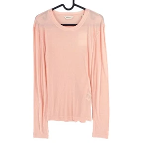 GANT Pink Slim Lightweight Crew Neck Long Sleeves T Shirt Size S - Picture 1 of 12