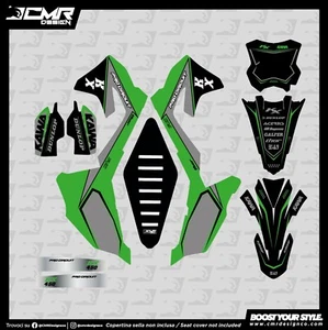 Kit Grafiche adesivi in crystal per KAWASAKI KXF 250 450 2019 2020 2021 - Imagen 1 de 1