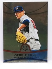 Gerrit Cole 2010 Bowman Platinum Prospects #PP32 Team USA Pre-Rookie Yankees 