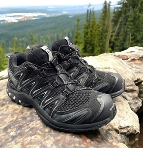 Salomon XA Pro 3D Hike Trail Run All Terrain Shoes Black Drab Green Mens 10.5