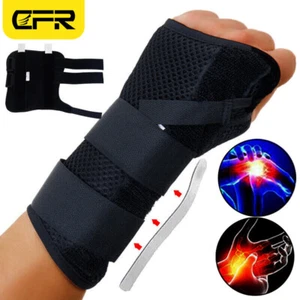 Wrist Support Brace Night Sleep Relief Carpal Tunnel Arthritis Left Right Hand I - Picture 1 of 14