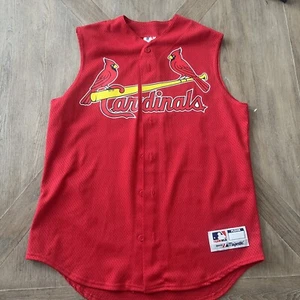 Maglietta Majestic St. Louis Cardinals stile MLB USA taglia media #23 marrone - Foto 1 di 9