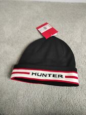 Hunter Boots mens black beanie red cream stripe, Perfect For 🌨️❄️. Bnwt.Rrp$58 