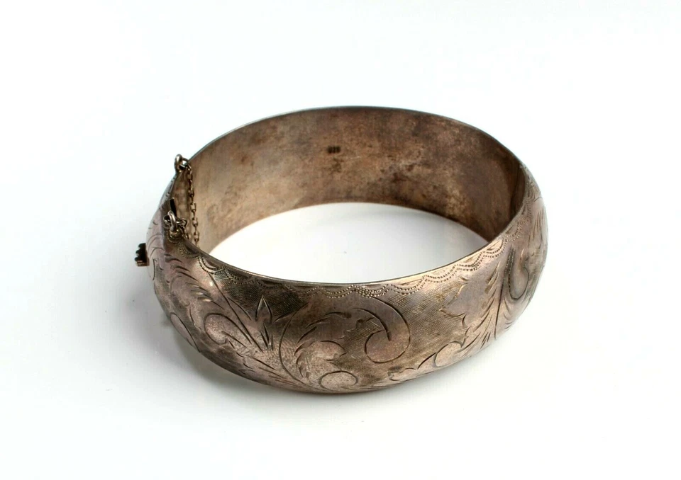 Pulsera china de plata antigua Foto 1 de 2