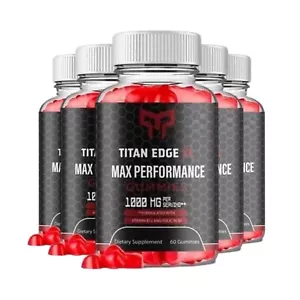 5-Pack Titan Edge XL Gummies TitanEdge XL Maximum Strength Gummies - 300 Gummies - Picture 1 of 5