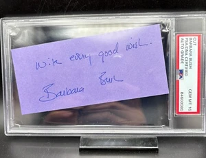 Barbara Bush firmado corte autógrafo PSA ADN certificado losa - Imagen 1 de 2