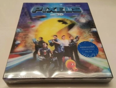 Pixels 3D Lenticular STEELBOOK Kimchi Dvd KimchiDvd Exclusive (Blu-ray, Korea)  - Image 1 of 4
