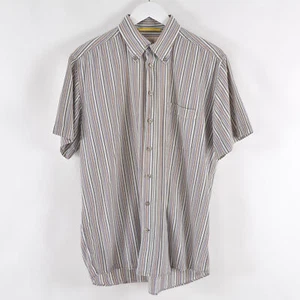Camisa informal para hombre CAMEL ACTIVE manga corta mediana a rayas 1 bolsillo - Imagen 1 de 5