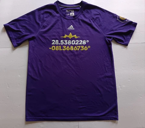 Orlando City SC MLS Adidas Purple Climalite "Ultimate"  T-Shirt Men’s Large EUC Cover