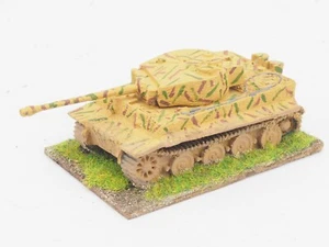 15MM WW2 GERMAN TIGER I E. PAINTED. BLUE 412 - Picture 1 of 2