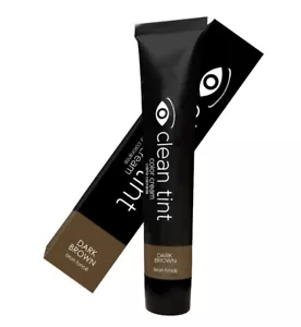 Tinte limpio marrón oscuro pestañas cejas barba tinte crema - Imagen 1 de 1