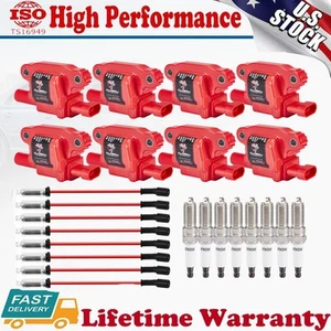 For 15-18 Chevrolet Silverado 1500 5.3L UF743 Ignition Coils &Spark Plugs &Wires - Picture 1 of 19