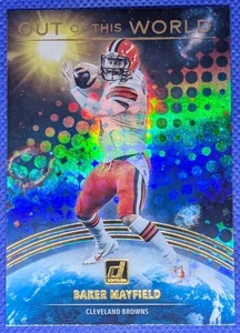 2021 Panini Donruss BAKER MAYFIELD #OTW-BMA Fuori dal Mondo Browns Buccaneers - Foto 1 di 2