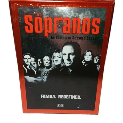 The Sopranos Complete Second Season VHS 2001 5-Tape Set Mafia Mob Boss Family - Image 1 of 4