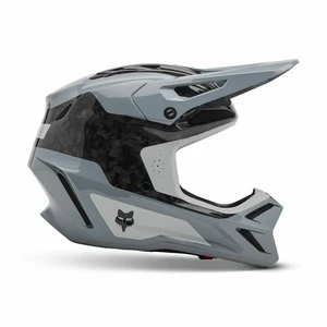 Fox Racing V25 V3 RS Infinite Cloud Gray Helmet size Large - Bild 1 von 8