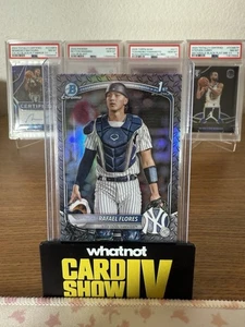 Béisbol cromado Bowman 2025 Rafael Flores refractor de metal de acero/100 - Imagen 1 de 2