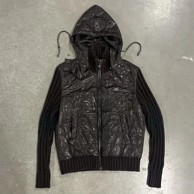 Dolce & Gabbana D&G 混合 Puffer 夹克男式 50 码 — 第 1/4 张图片