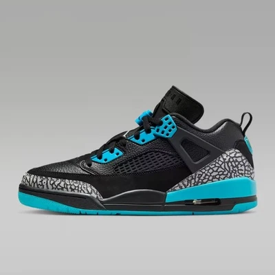 New Nike Jordan Spizike Low Shoes - Black/ Gamma Blue (FQ1759-005) - Image 1 of 4