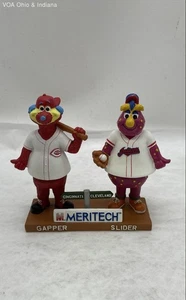 Cleveland Indians And Cincinnati 'Gapper & Slider' Bobbleheads - Picture 1 of 11