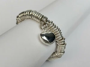 Enlaces de Londres Sweetie Pulsera Corazón Dije Plata de Ley 5.75" 47.5g ig39 - Imagen 1 de 4