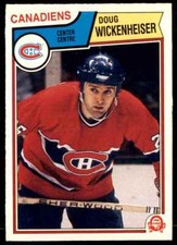 1983-84 O-Pee-Chee Doug Wickenheiser Montreal Canadiens #202