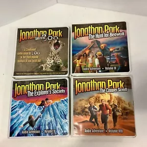 Lot of 4 Jonathan Park CD Sets Goes to Zoo Hunt for Beowulf Explorer's Society - Picture 1 of 7