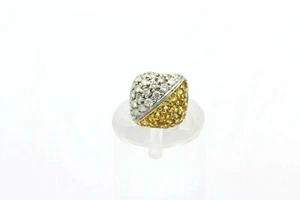 Pendant 585 Yellow Gold 22 Brilliants & 22 Sapphires 2.33g Certificate - Picture 1 of 6