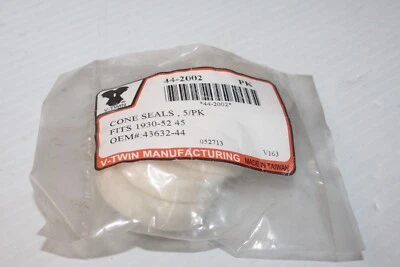 Qty 5 Harley-Davidson Flathead 45 WL  WLA Front Wheel Hub Felt Seals 43632-44 - Image 1 of 4