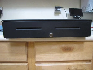 APG Cash Drawer T237A-BL-1616 Series 100 Heavy Duty Cash Drawer for Epsom TM - Picture 1 of 7