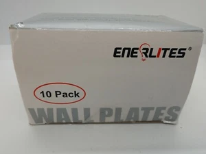 Enerlites 8821-W-10PCS - Duplex Wall Plates Kit, White, 10 Pack - Picture 1 of 2