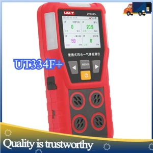 UT334F+ UNI-T Portátil Multi Detector de Gas O2 CO/H2S/EX Medidor de Fugas de Gas USB PC - Imagen 1 de 2