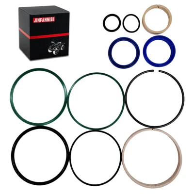 JINFANNIBI Hydraulic Log Splitter Cylinder Rebuild Seals for 4.0" Bore x 1.75" Rod Cylinde