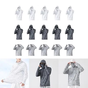 Chemise à capuche de protection solaire pour homme Mince pour la - Photo 1/42