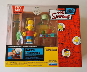 Playmates WOS The Simpsons Barts Treehouse Interactive Environment Military Bart