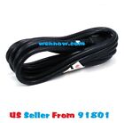 15Ft 14AWG Power Cable w 3 conductor PC Connector-Black