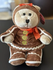 Starbucks Bearista Bear Christmas Holiday 2008 79th Edition Gingerbread Kostüm - Bild 1 von 5