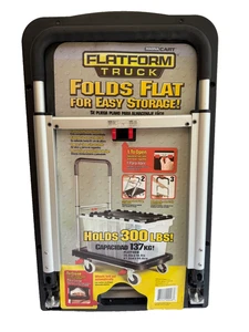 Magna Cart 4-Wheel Folding Platform Transport Cart W/ 300Lbs Capacity ~FFTS NEW - Picture 1 of 3