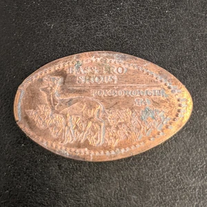 Stag Deer Bass Pro Shops Foxborough MA - Press Coin Elongated Penny Souvenir - Picture 1 of 1