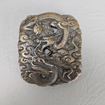 Dragon Belt Buckle Mythical Spirit Animal Cosplay Vtg 80s Bergamot USA   - Image 1 of 4