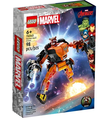 LEGO Marvel Super Heroes Rocket Mech Armor (76243) NUEVO SELLADO RETIRADO 🎁 🦝 Foto 1 de 4